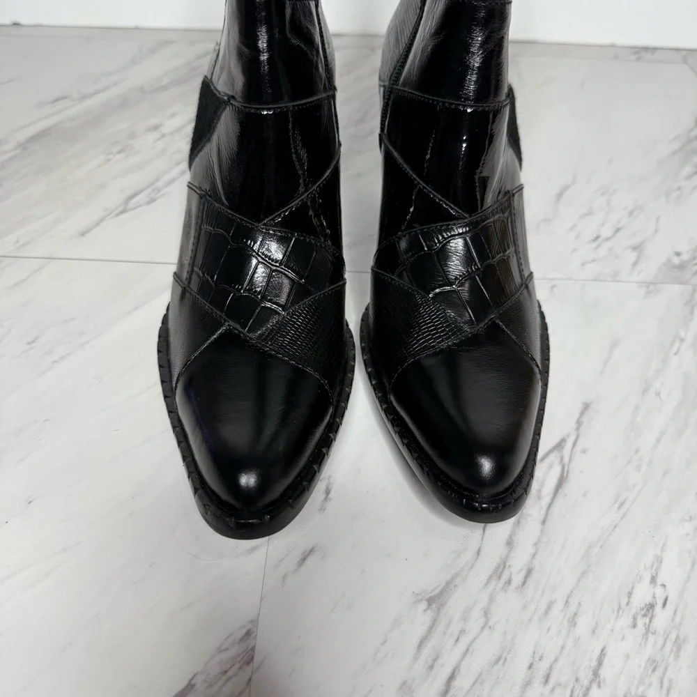 Jeffrey Campbell Caballeros Black Western Boot 6